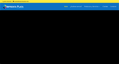 Desktop Screenshot of imprentaplata.com